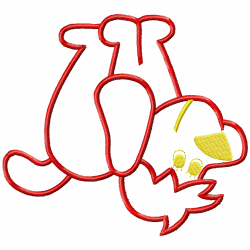 Dogs Embroidery Design 6 Dogs Embroidery Design 6